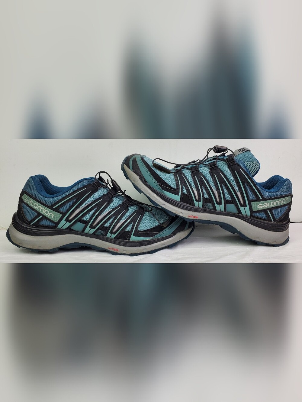 Salomon Womens XA Comp 8 Trail Running Hiking Shoes Outdoor - Size 10 - GUC